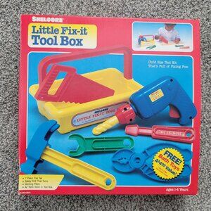 Retro Shelcore Little fix-it  Tool Box as all  Tools Pictured